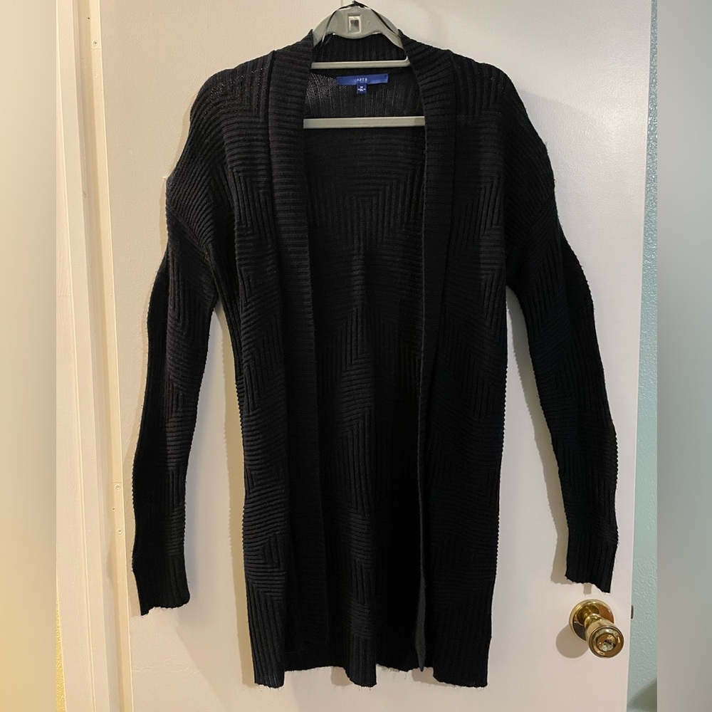 Navy long Cardigan - apt 9 - medium